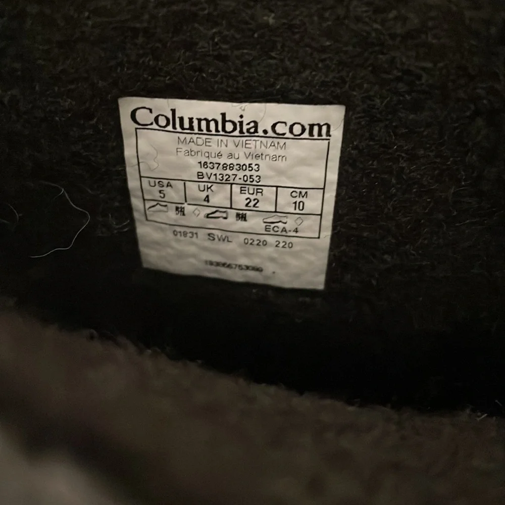 COLUMBIA NWT Snow Boots Size 5